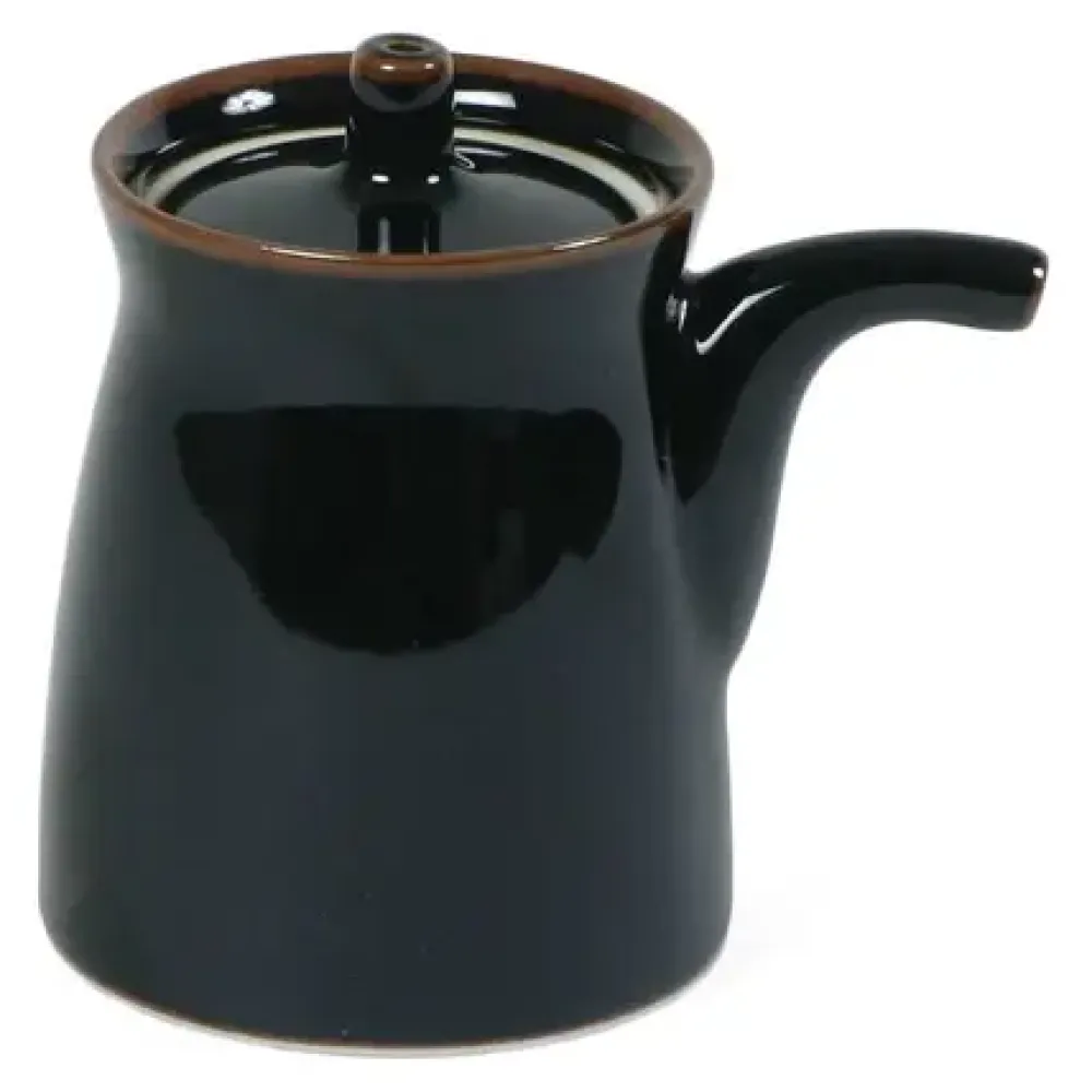 MIYA Company Mori 5 Oz. G-Type Sauce Pot - Black Clearance