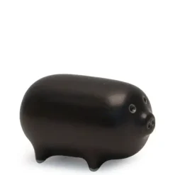 MIYA Company Mori Pig Figurine - Black At Miya Discount