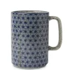MIYA Company Mug Blue Asanoha 16 Oz. Best