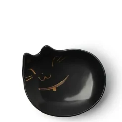 MIYA Company Plate Mini Black Cat With Gold Clearance