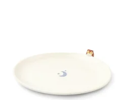 MIYA Company Plate Owl & Moon Design Discount