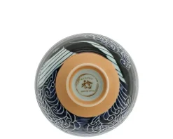 MIYA Company Rice Bowl Blue Whale Waves 5