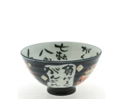 MIYA Company Rice Bowl Daruma Dark Blue Clearance
