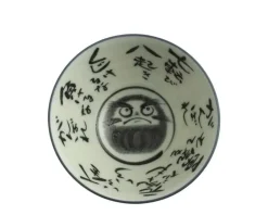 MIYA Company Rice Bowl Daruma Dark Blue Clearance