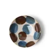 MIYA Company Rustic Blue & Brown 5.75" Bowl