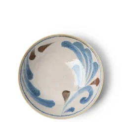 MIYA Company Rustic Blue Vines 5.75" Bowl Hot