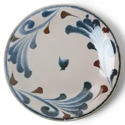 MIYA Company Rustic Blue Vines 11" Plate