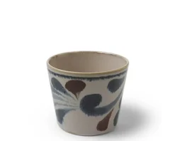 MIYA Company Rustic Blue Vines Soba Cup New