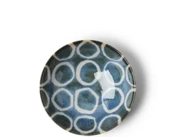 MIYA Company Rustic White Circles 5.75" Bowl Best