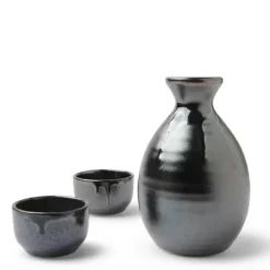 MIYA Company Sake Set Black Luster New