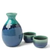MIYA Company Sake Set Jade Ocean Blue Best