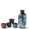 MIYA Company Sake Set Turquoise Issho Issho Online
