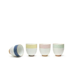 MIYA Company Sashiko Teacup Set 6 Oz.
