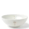 MIYA Company Satin White Dots 8-3/8" Bowl Clearance