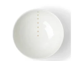 MIYA Company Satin White Dots 8-3/8