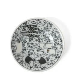 MIYA Company Sauce Dish 4" Happy Animals Outlet