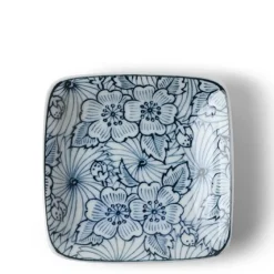 MIYA Company Sauce Dish 3" Sq. Garden Bloom Clearance