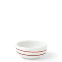 MIYA Company Sauce Dish White Caramel Swirl Outlet