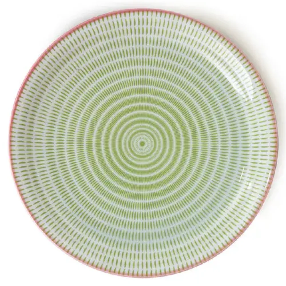 MIYA Company Sen Colors 9.75" Plate - Green
