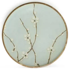 MIYA Company Spring Blossoms 7.75" Round Plate