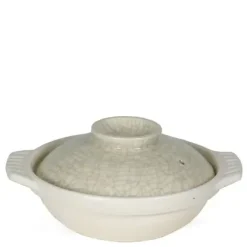 MIYA Company Sumi Kannyu White Donabe Casserole, 22 Oz. Best