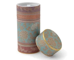 MIYA Company Tea Canister Brocade Peony Blue Online