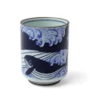 MIYA Company Teacup Blue Whale Waves Sale