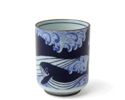 MIYA Company Teacup Blue Whale Waves Sale