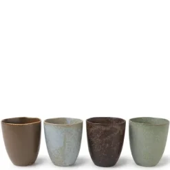 MIYA Company Teacup Pacific Forest Matte Set Of 4 Sale