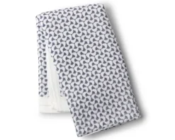 MIYA Company Towel Navy Pattern
