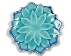 MIYA Company Turquoise Blue Mum 4.75" Plate Sale