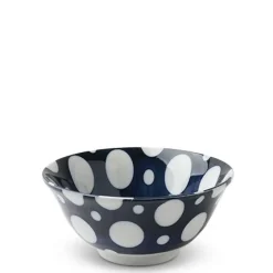 MIYA Company White Dots 5.75" Bowl Clearance