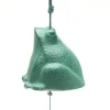 MIYA Company Wind Chime Frog Green Clearance