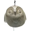 MIYA Company Wind Chime Owl Brown 2" Sale