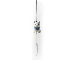 MIYA Company Wind Chime Shiba Blue/White Best