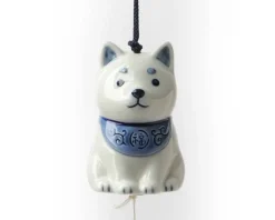 MIYA Company Wind Chime Shiba Blue/White Best