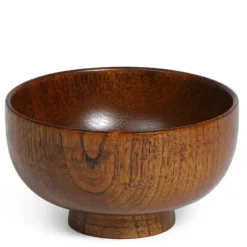 MIYA Company Wooden 4.5" Soup Bowl Clearance